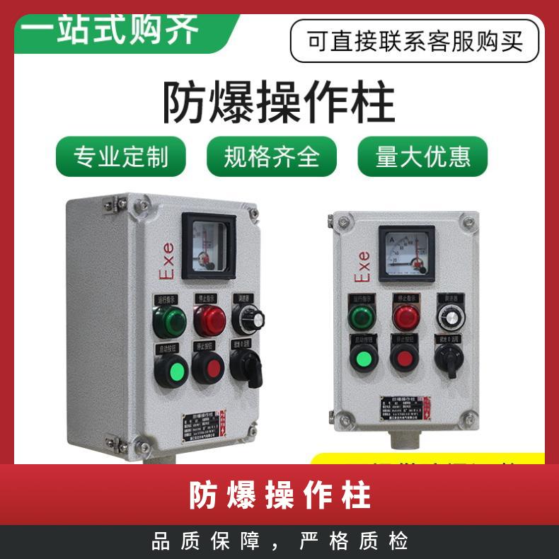 挂式 两灯钮 型号BZC 铝合金材质防爆操作柱二10A立柱一米