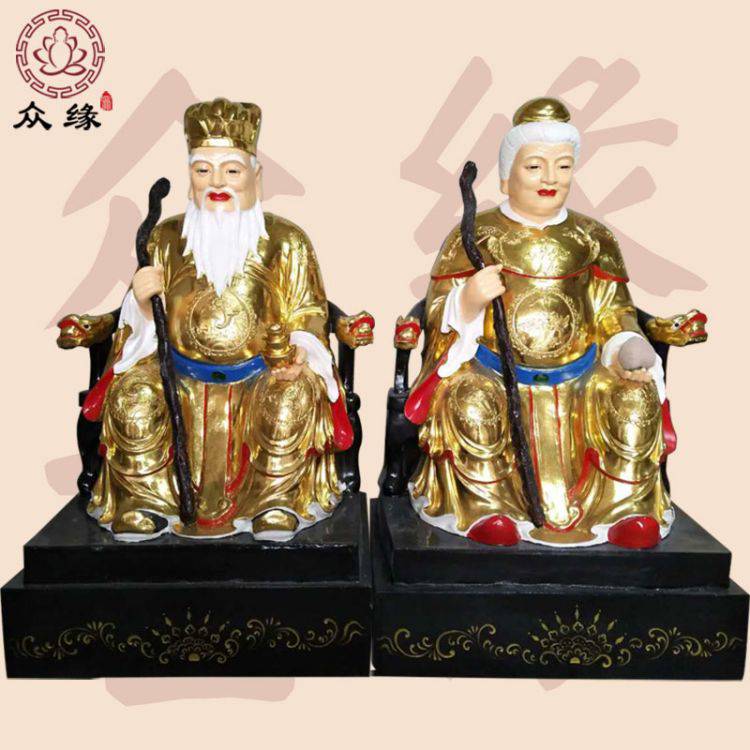 张福德老爷雕像 进口材质土地爷佛像 山神爷神像 土地公公铜像