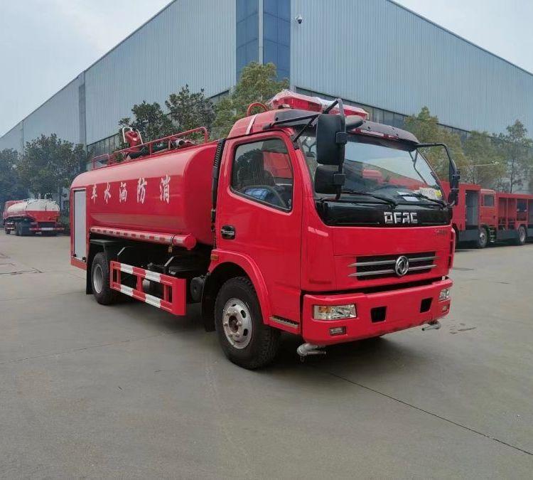 边境贸易东风多利卡水罐消防车 程力8吨消防洒水车 可租可售