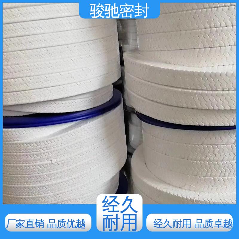 骏驰密封材料 聚四氟乙烯盘根 厂家生产 抗冲刷性好 规格多