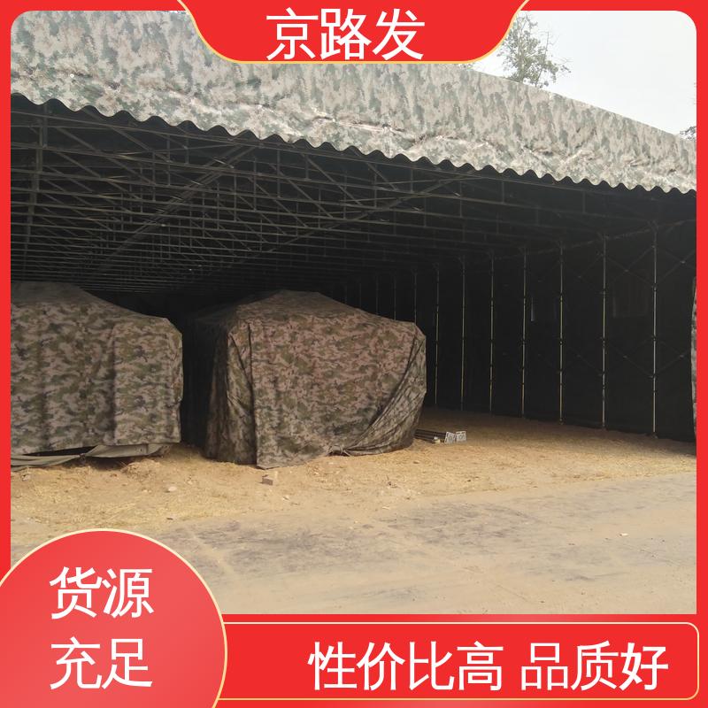 京路发 商业用途 伸缩推拉棚 1100D刀刮布 性价比高 抗风效果好