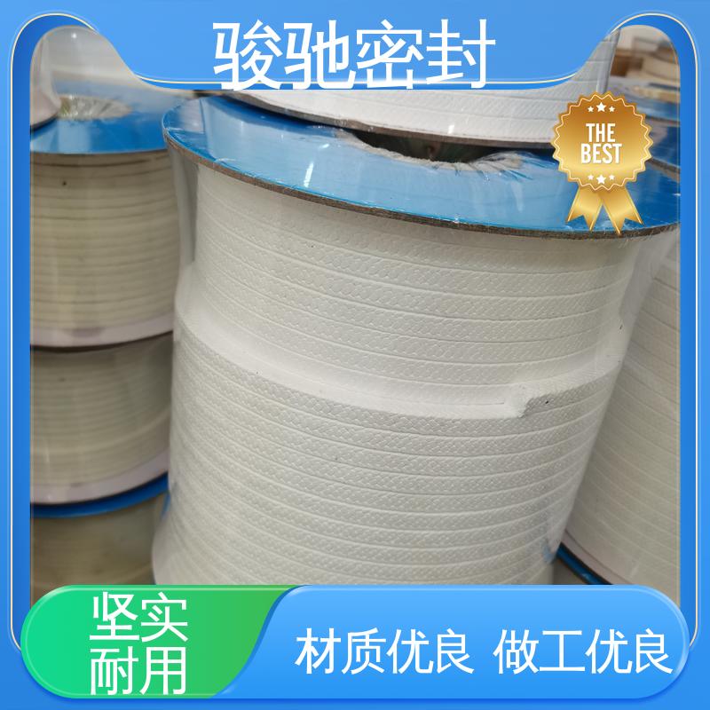 骏驰密封材料 聚四氟乙烯盘根 厂家供应 耐摩擦 压力容器用