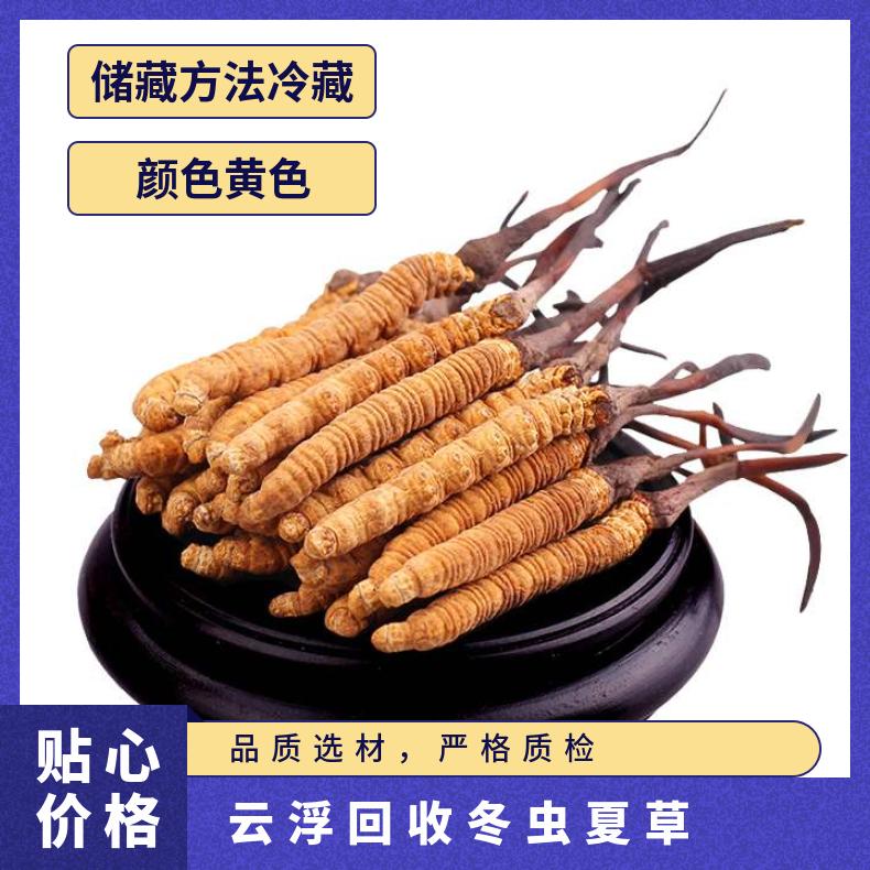 回收冬虫夏草 棕黄色 防蛀 否 散装礼盒装 炖肉 克 长期 冷藏
