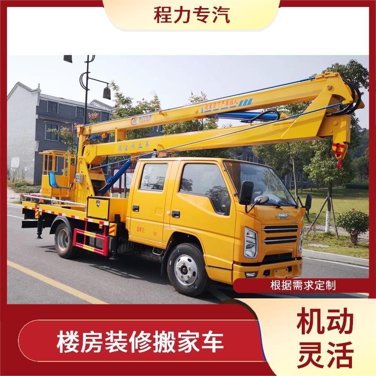 江铃顺达16米折叠臂带吊 园林修剪高空作业车 垂直升降登高车
