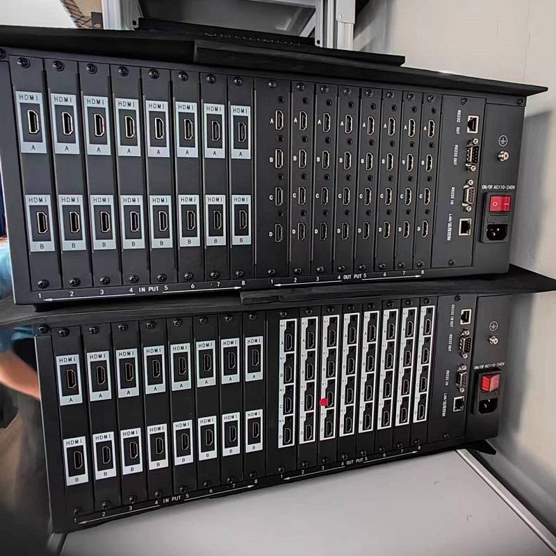 天知显控 4K无缝混合插卡16X16SDI 支持独立音频口输出