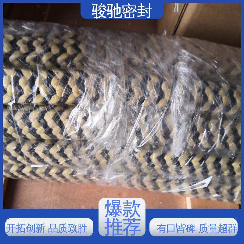 柔韧可调节 规格多 芳纶黑四氟盘根 化工厂用 骏驰密封材料