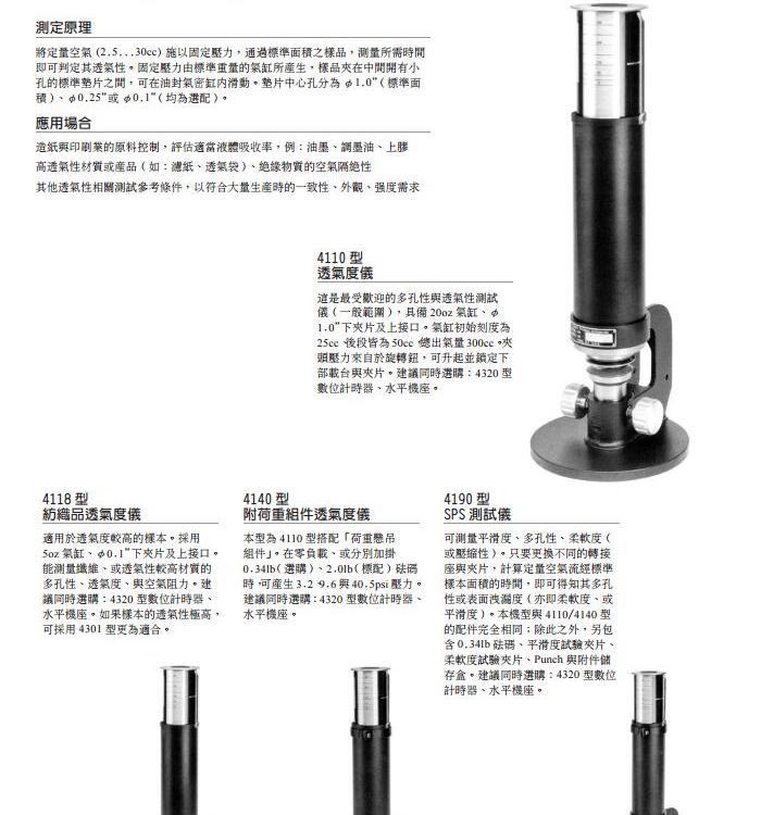 美国Gurley4110N透气度仪Gurley透气度仪总代理