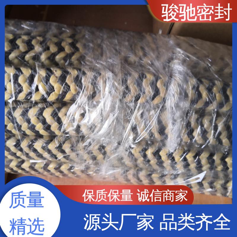 芳纶黑四氟盘根 柔韧可调节 规格多 定制加工 骏驰密封材料
