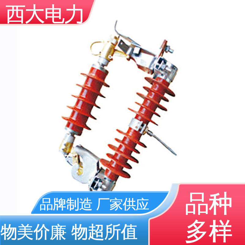 广泛应用于高低压配电系统 50DL-TB 跌落式氧化锌避雷器 西大电力