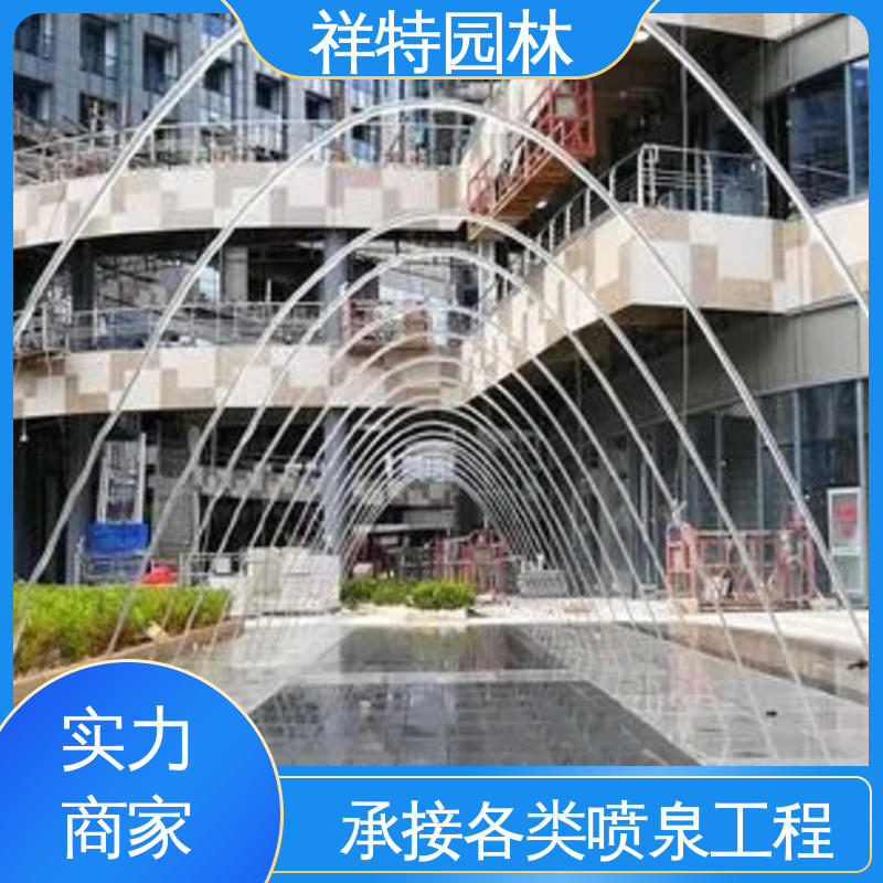 人工湖音乐喷泉 工艺精良 电脑程序控制 维护方便 祥特