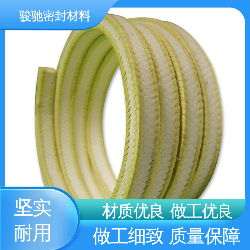 骏驰密封材料 芳纶角线四氟盘根 炉门炉窑专用 导热性好