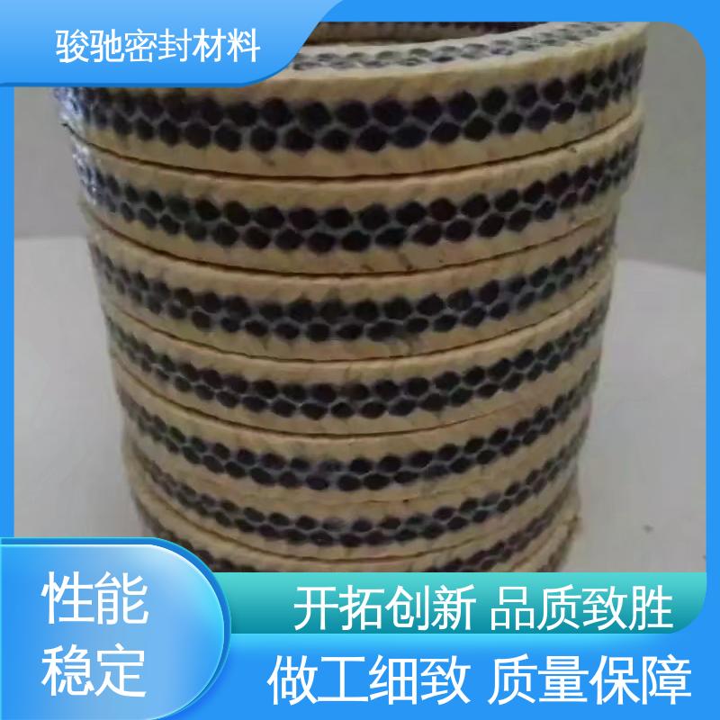 骏驰密封材料 芳纶角线四氟盘根 高回弹低冷流 生产厂家