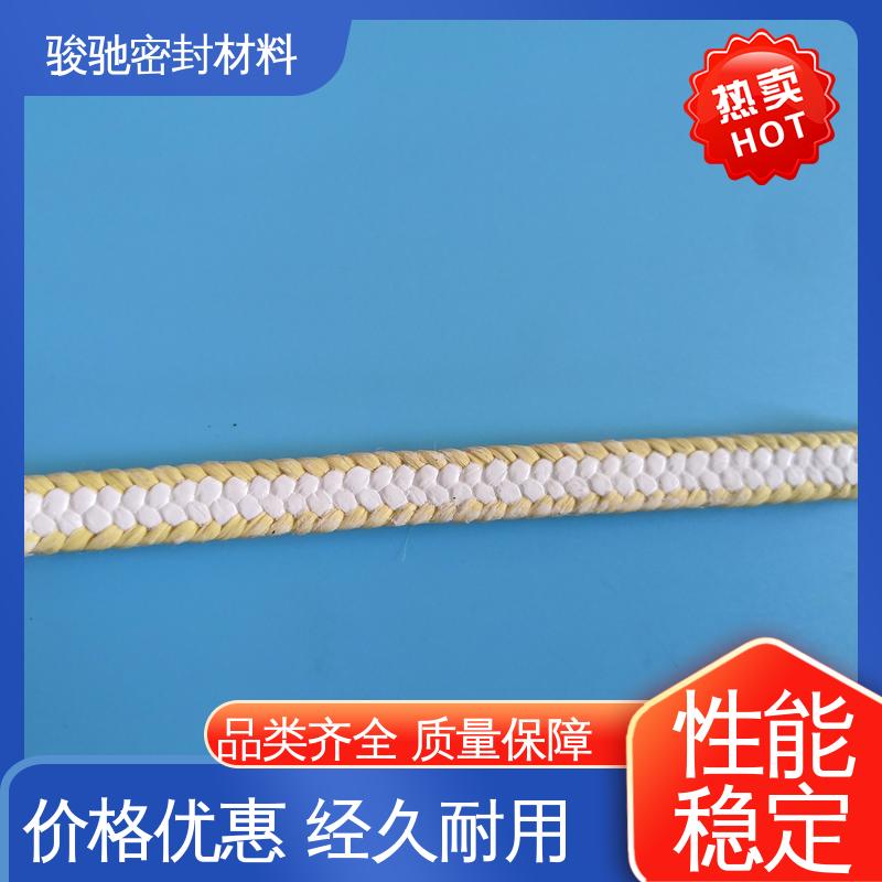 骏驰密封材料 芳纶角线四氟盘根 污水处理设备用 生产厂家
