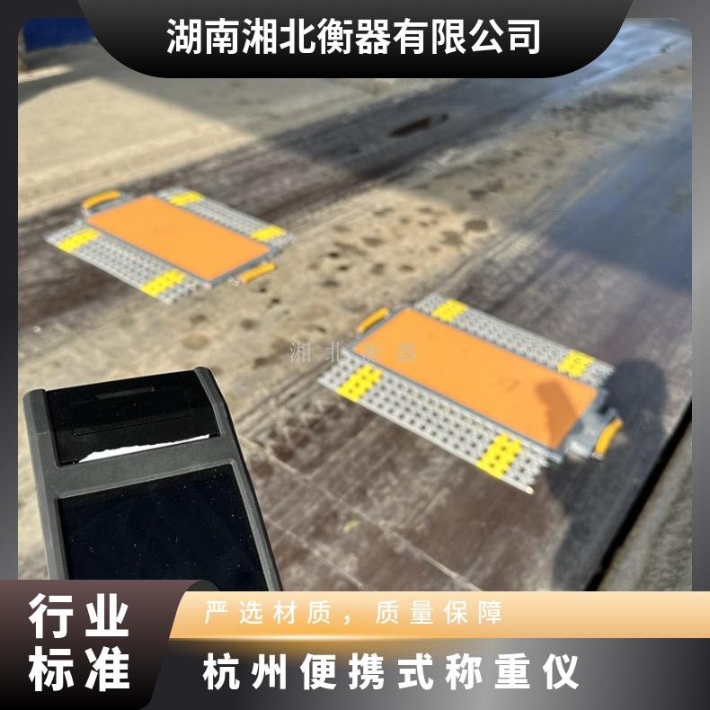 杭州便携式称重仪厂家 汽车轮轴计量简易地磅 单轴40T 无线打印