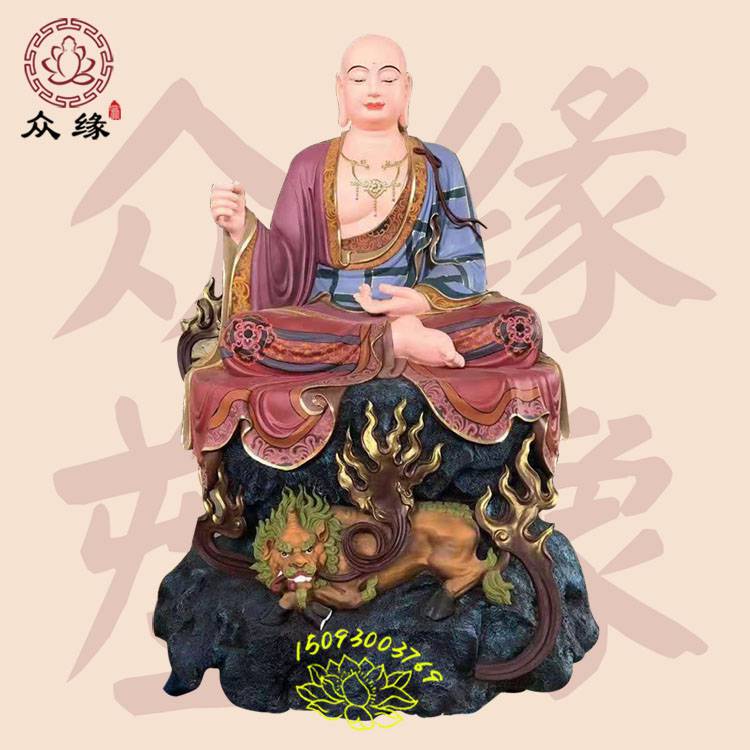 供应树脂地藏王菩萨佛像 南无地藏王铜雕像 鎏金极彩铜像