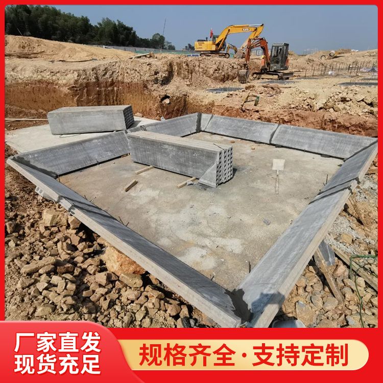  承台集水坑斜边砖胎膜供应 耐腐蚀抗老化 绿色环保 装配式