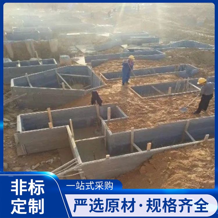  预制板基础侧壁砖胎膜供应 抗压强度5 易切割 免拆模