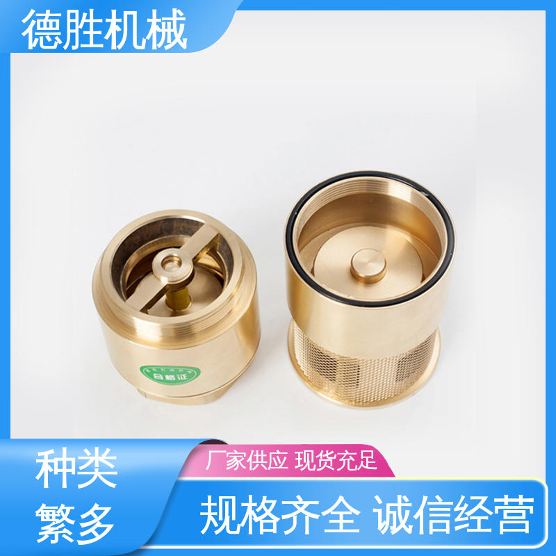 油罐双门止回阀 铜过滤网 防止管路液体回流 注重服务 库存充足 德胜