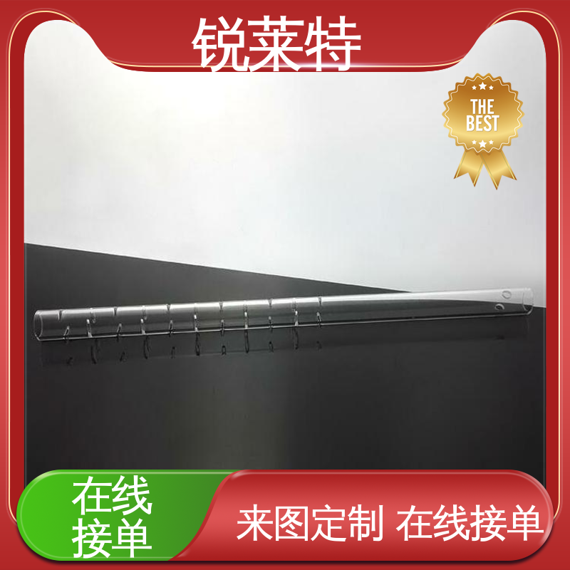 锐莱特 电子行业 精密加工 玻璃管打孔 崩边0.08mm