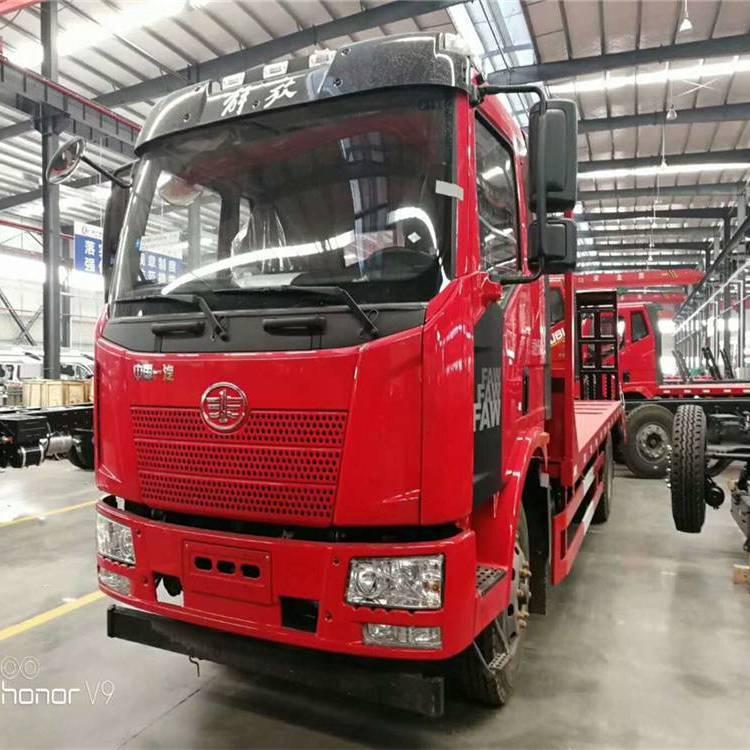 江淮前四后八40吨平板运输车 国六挖掘板车 平板车拖车