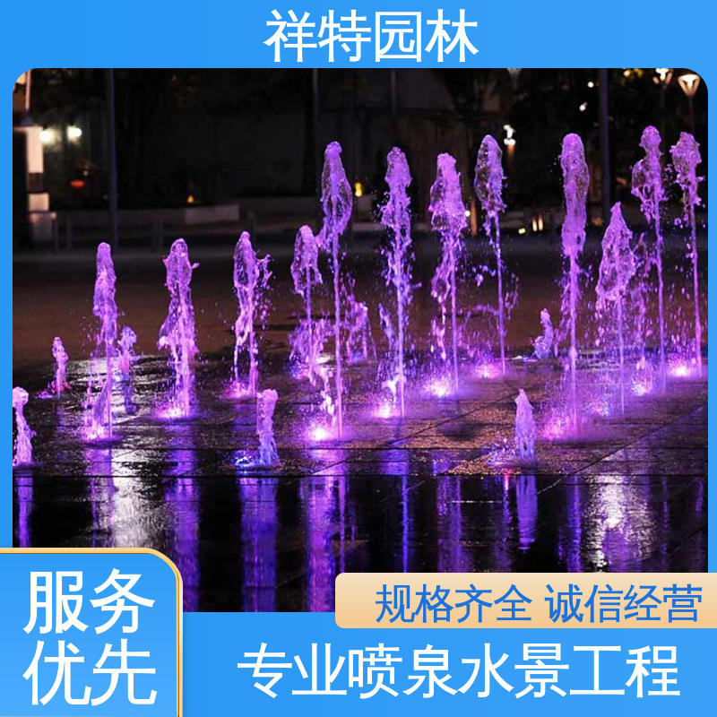 多年经验 焊接工艺 湖面音乐喷泉 大型广场水幕景观 祥特园林