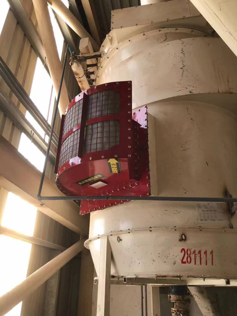 木材加工斗式提升机泄爆口防爆装置_过滤器无焰泄爆装置