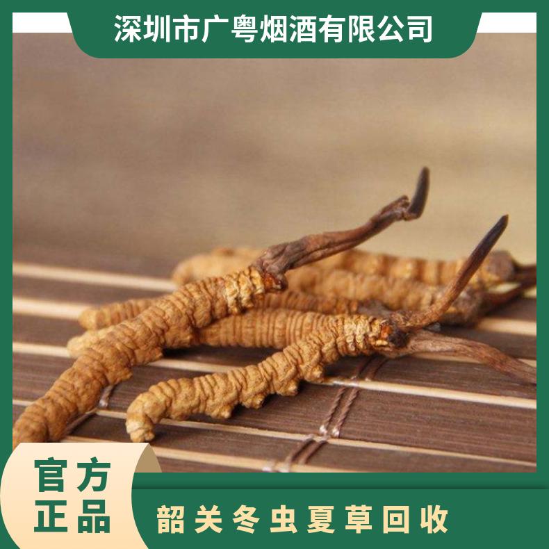 韶关冬虫夏草回收 南雄附近回收冬虫夏草燕窝茅台酒洋酒上门商家