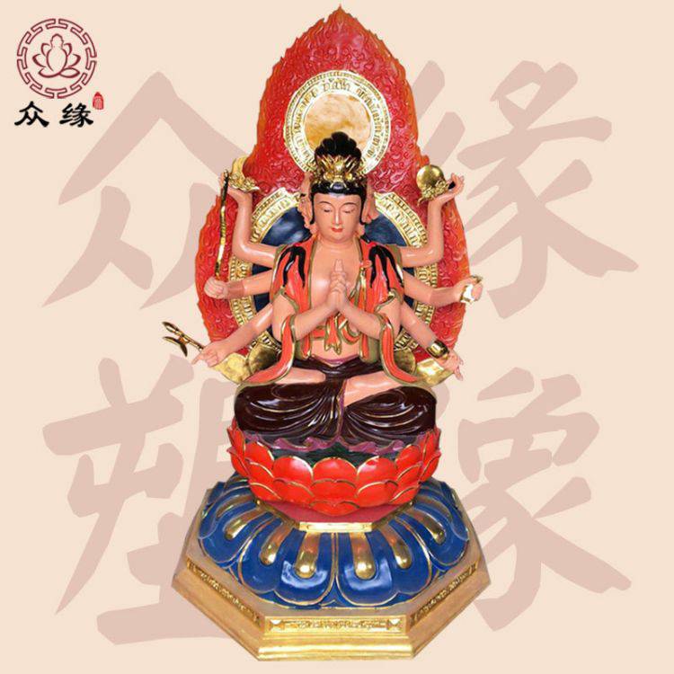 佛像神像雕刻 斗姆元君玻璃钢铜像 木雕泥塑斗姥元君佛像