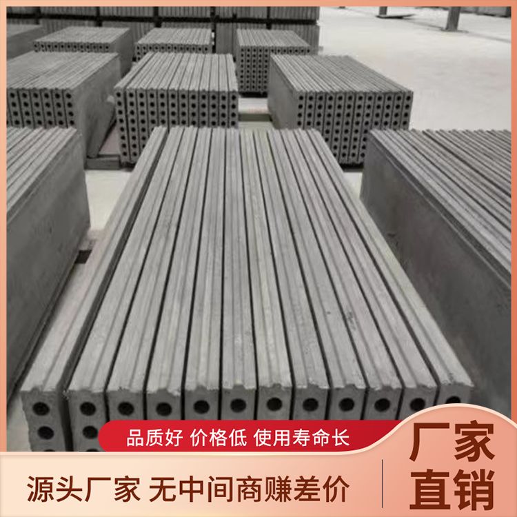  筏板砖胎膜空心预制板厂家 耐火等级A级 易切割 安装方便