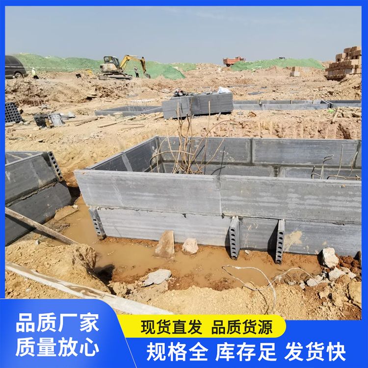  地下室多孔轻质预制砖胎膜批发 外观灰色 易切割 强度高