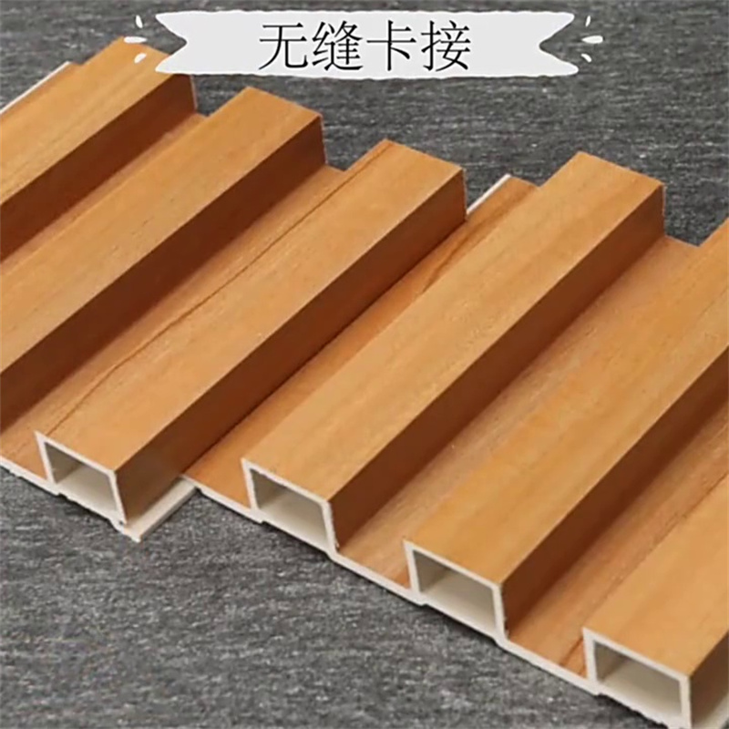 泊镁特 实木格栅电视背景墙 轻奢简约风格 百种花色规格定制