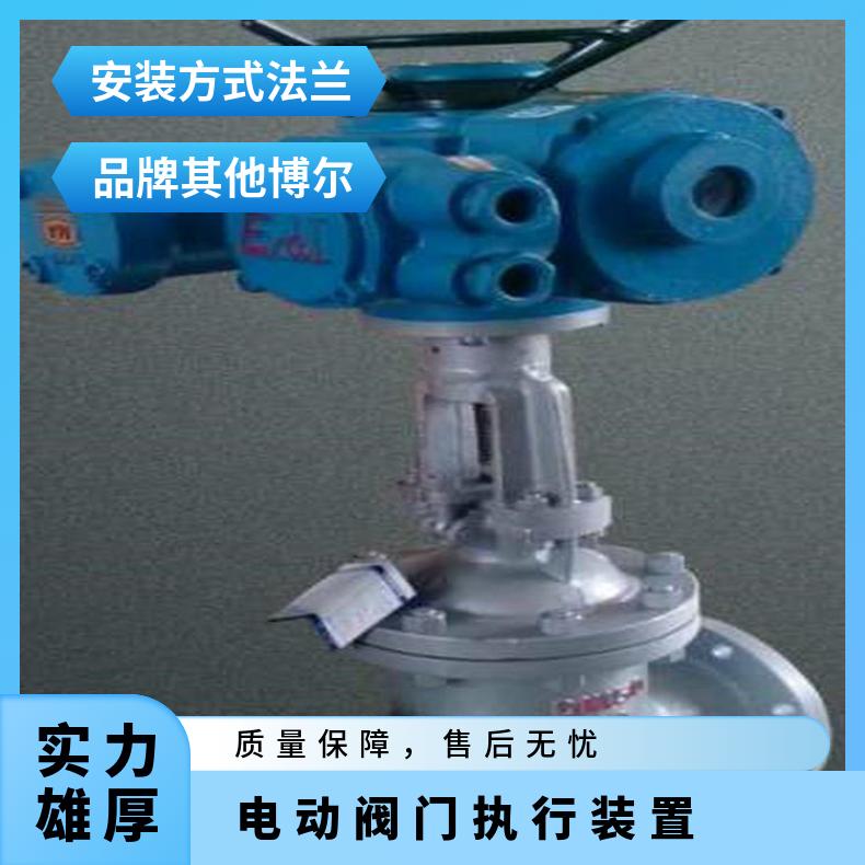 电动执行器生产 120多回转阀门装置 DZW/ZWZB 其他博尔 法兰