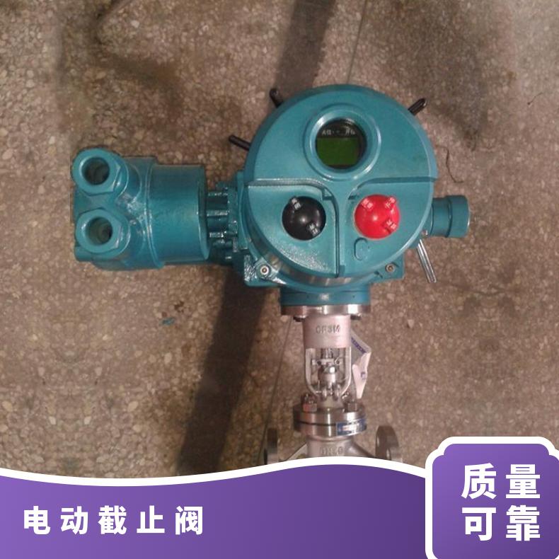 精品不锈钢电动截止阀 耐高温 法兰 -20℃~60 蝶黔自控