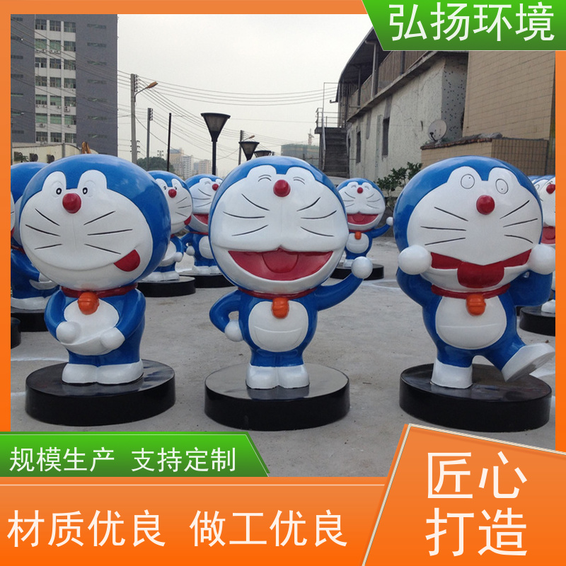 弘扬环境艺术 批发 玻璃钢人物雕塑定制 市政工程
