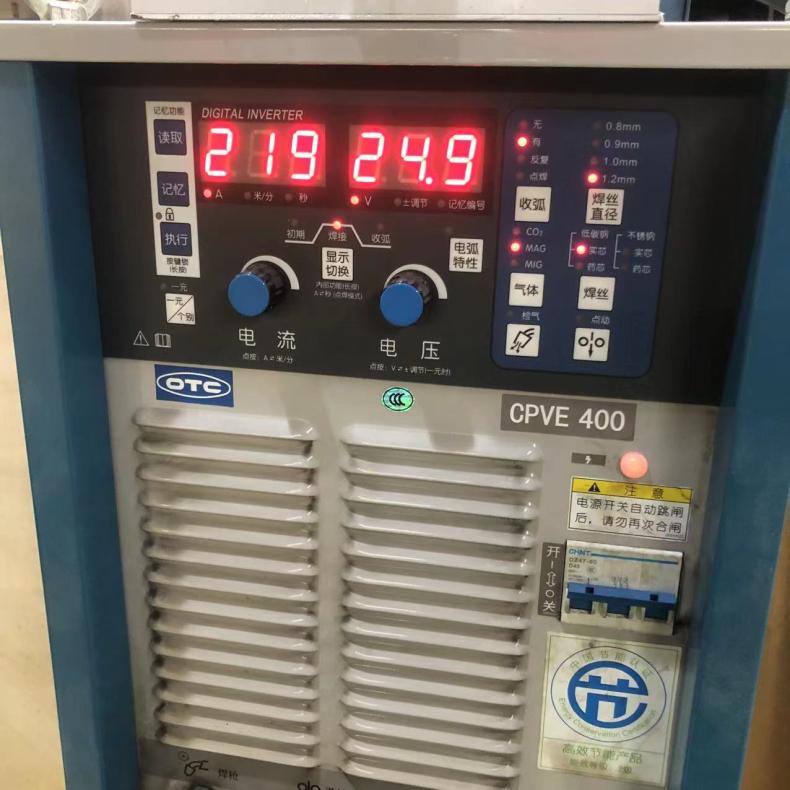 低碳钢焊接设备CPVE400日本OTC全数字式IGBT逆变控制气保焊机代理
