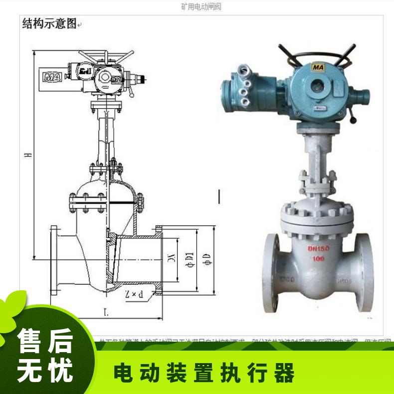 宁夏阀门电动装置DZW90-24100WK60 法兰 ZB/QBDZBDQB 其他博尔