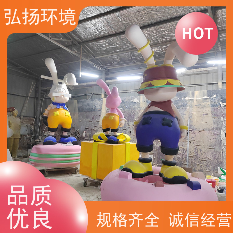 弘扬环境艺术 售楼部 无中间商 玻璃钢人像雕塑