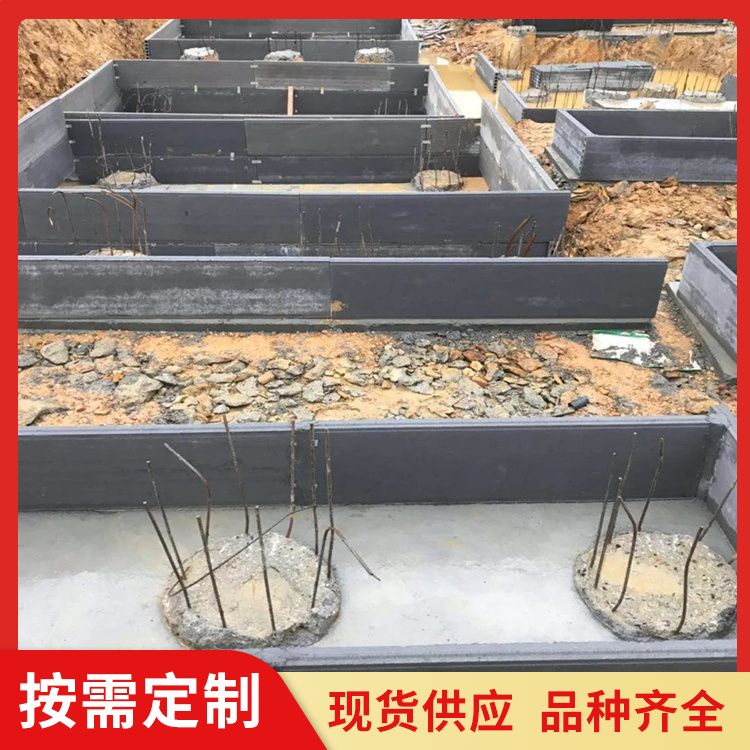 灰色稳定条形砖胎膜 炉渣A级耐火 1-3米可定制