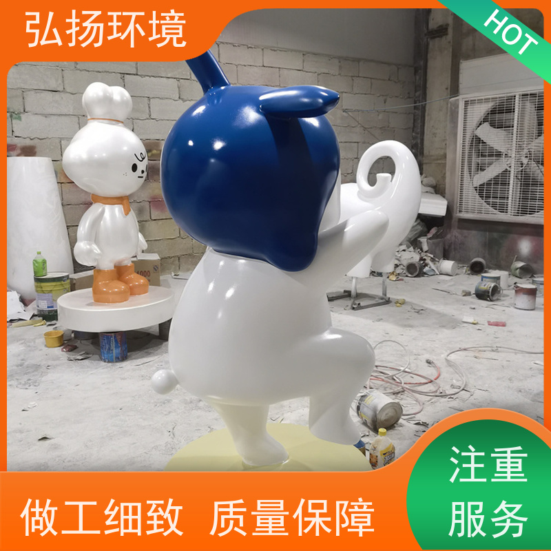 弘扬 加工定制 玻璃钢仿铜浮雕人物雕塑 小区绿化