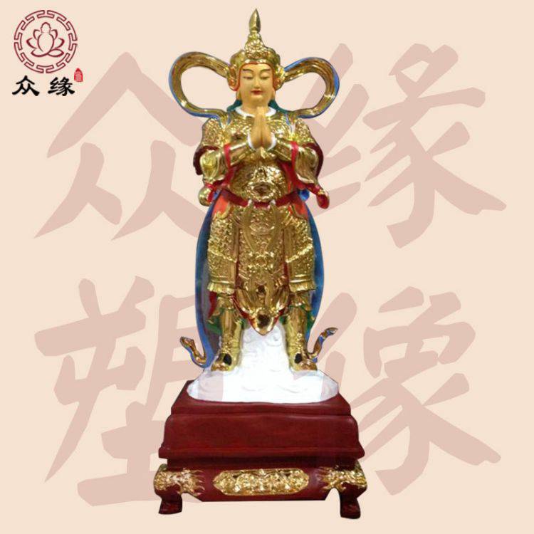 1.6米二郎真君杨戬 李靖托塔李雕塑塑像佛像 灌口二郎神像