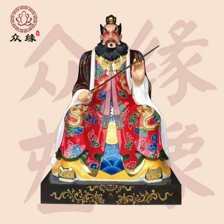 佛像定制 四大天师 张道陵 葛玄 萨守坚 许旌阳 张天师树脂彩像
