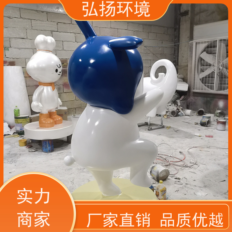 弘扬 设计生产 景观工程 卡通人物定制玻璃钢雕塑