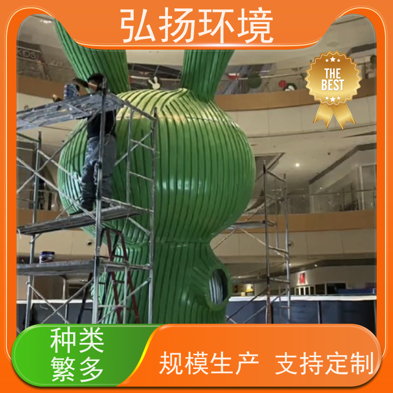 弘扬 按需定制 玻璃钢卡通雕塑制作厂家 市政广场