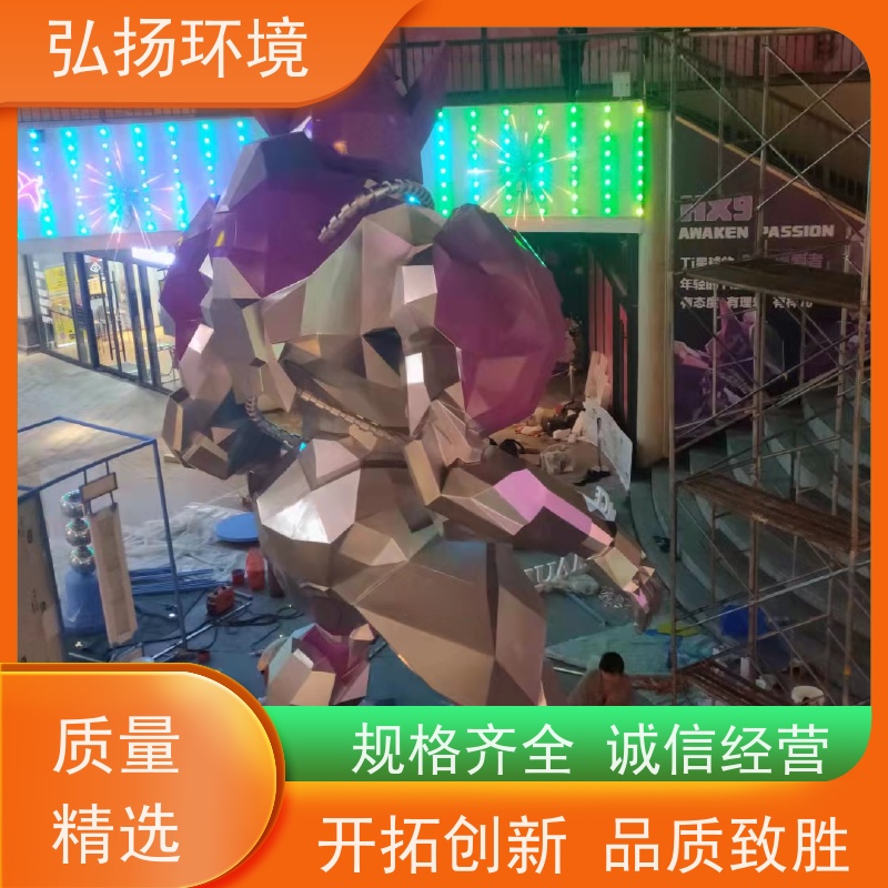 弘扬 大型户外摆件 无中间商 玻璃钢景观雕塑人物