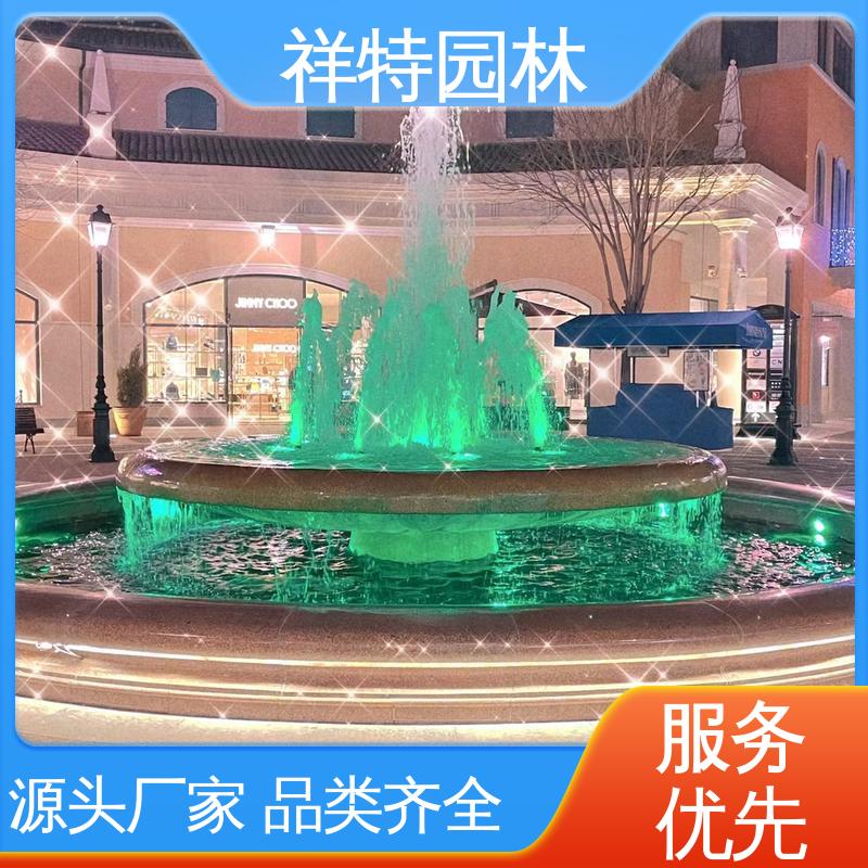 祥特 大型广场水幕景观 焊接工艺 多年经验 小型音乐喷泉公司