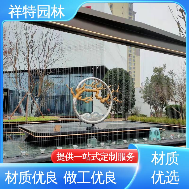 程控音乐喷泉 维护方便 电脑程序控制 减少尘降气温 祥特