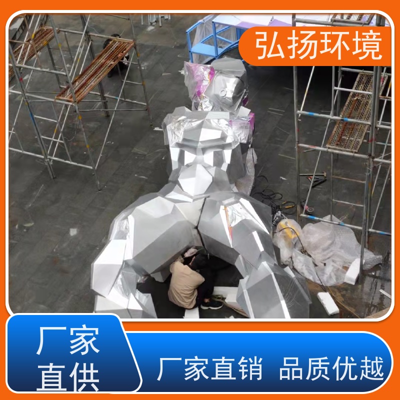 弘扬环境艺术 按需定制 卡通人物玻璃钢雕塑 售楼部
