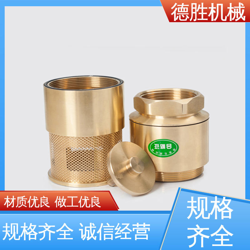 德胜 铜过滤网 防止管路液体回流 油罐止回阀 多年经验 长期供应