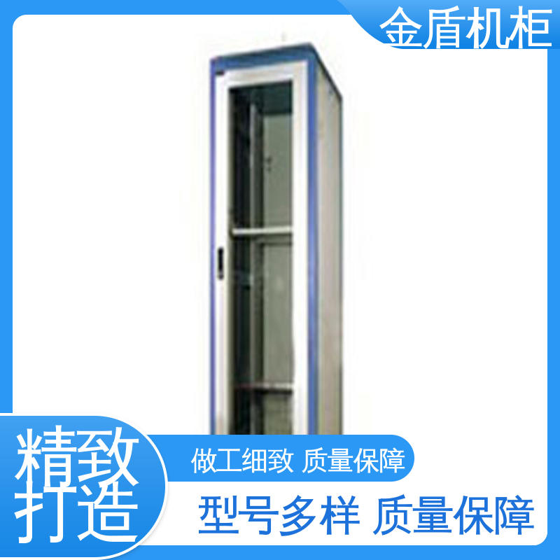 金盾监控机柜 进口冷钢材质 国标锁 落地式安装黑色