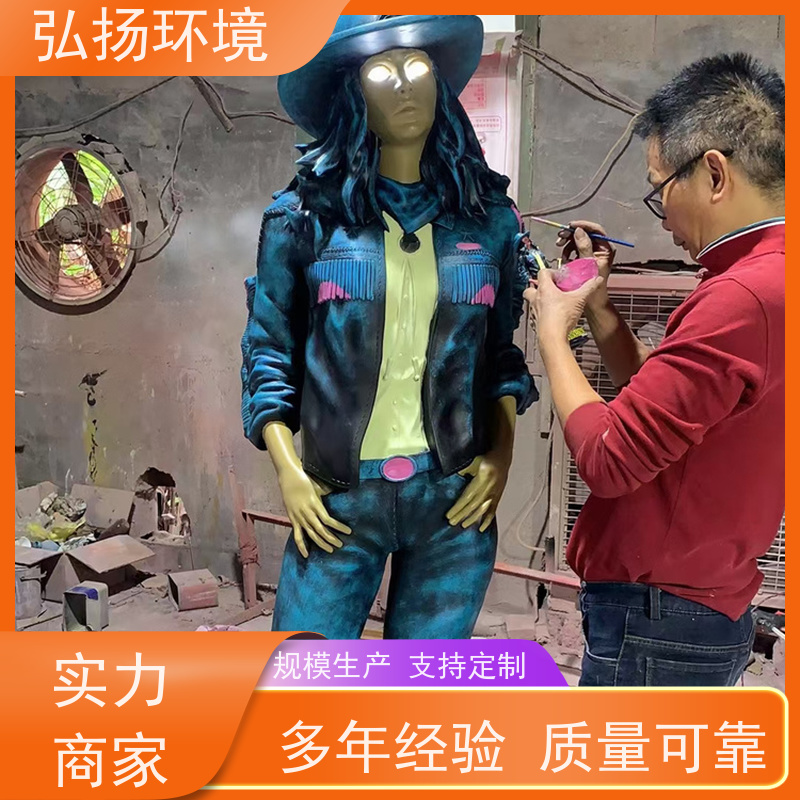 弘扬环境艺术 承接 来图定制 农耕人物玻璃钢雕塑